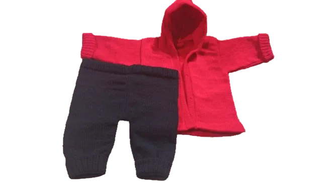 Boys Soft Woolen Winter Hoodie & Pant Set (2-Piece)